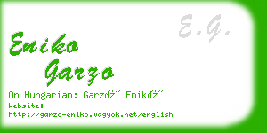 eniko garzo business card